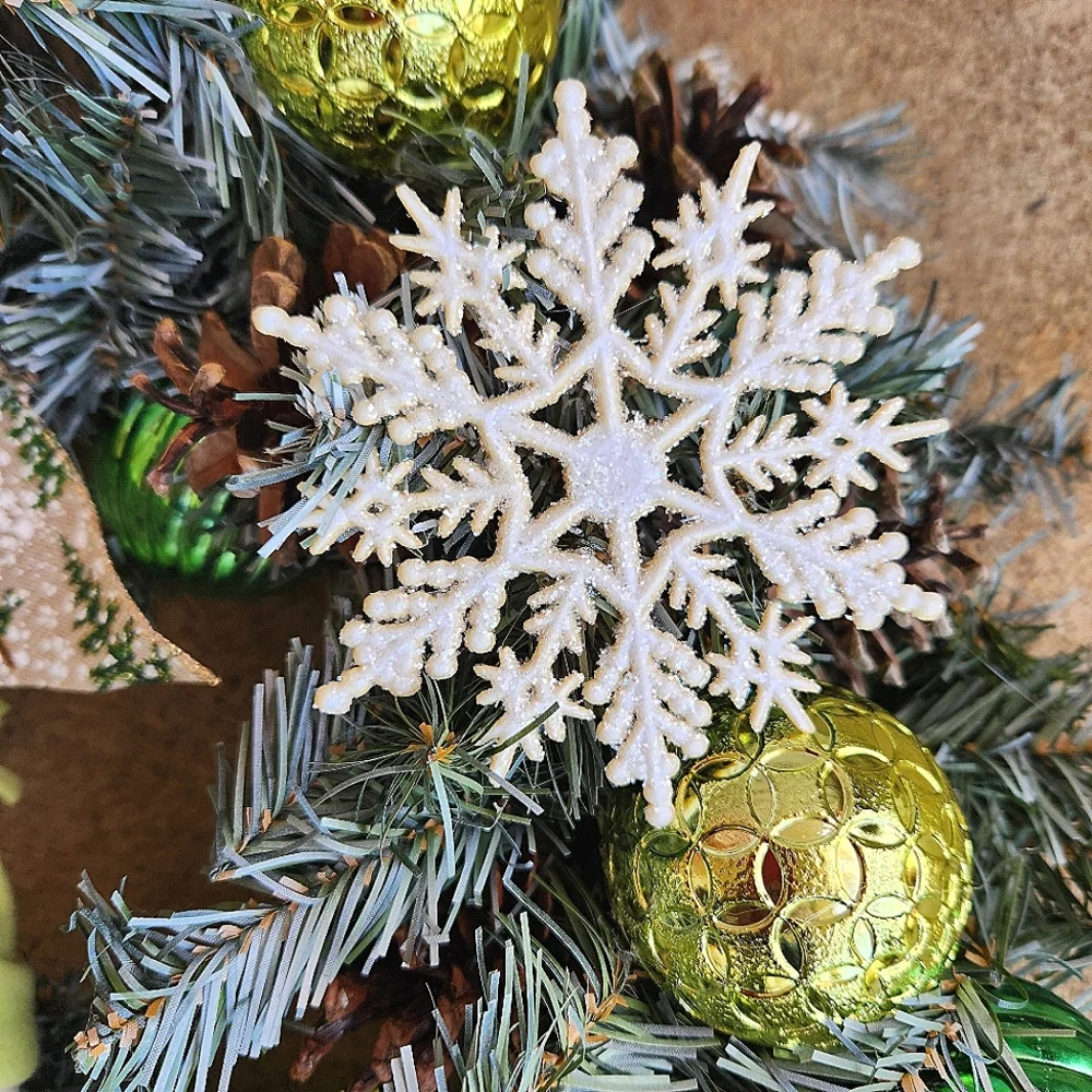 Handmade Winter Wonderland Snowman Wreath